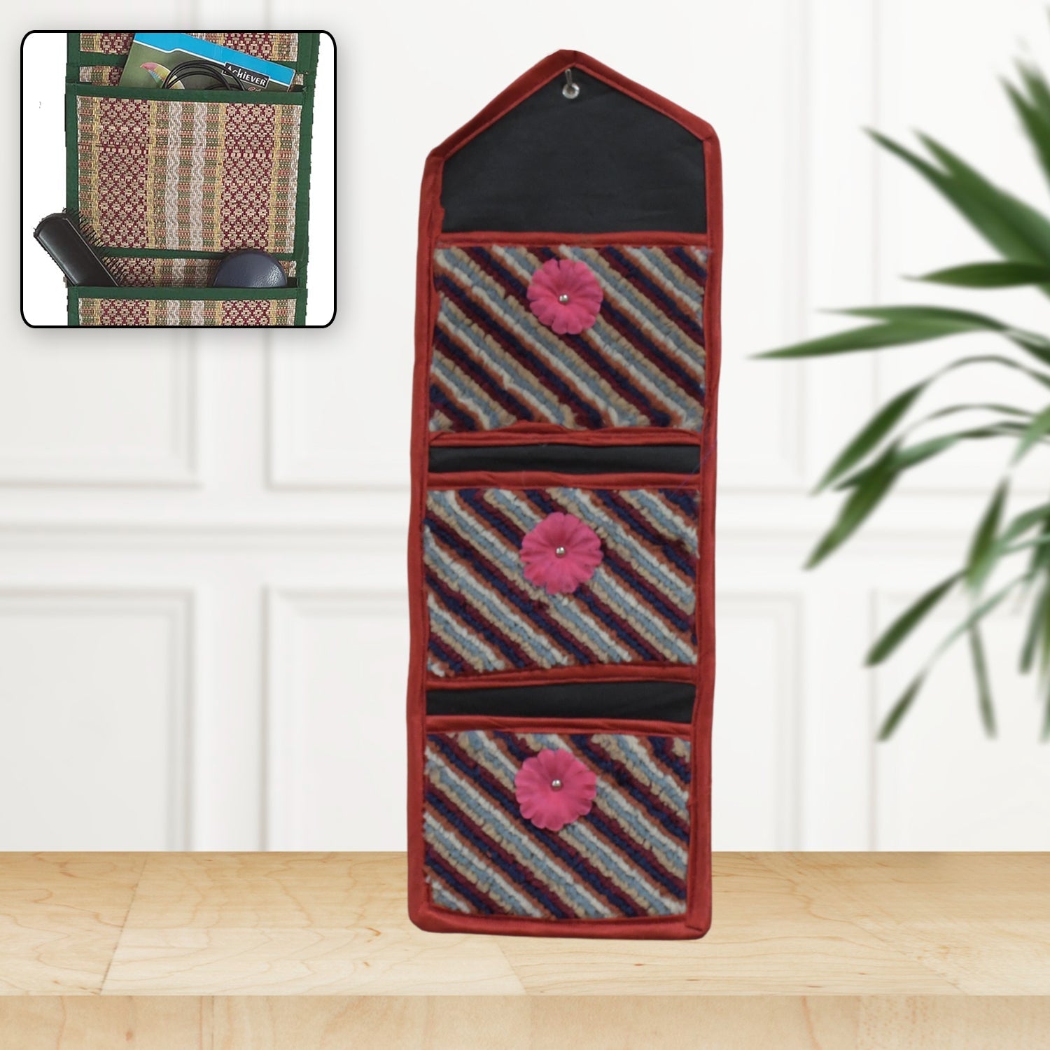 8867 Foldable Hanging Organizer 3 Compartment, Pocket Organiser, Document Holder Wall Hanging Letter Holder with 3 Pockets | Magazine/Paper Holder, Foldable Hanging Organizer 8867 Foldable Hanging Organizer 3 Compartment, Pocket Organiser, Document Holder Wall Hanging Letter Holder with 3 Pockets | Magazine/Paper Holder, Foldable Hanging Organizer